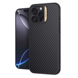 Puzdro pre iPhone 16 Pro Max, pancierované Nillkin, Carbon Fiber, pre Magsafe, zlaté
