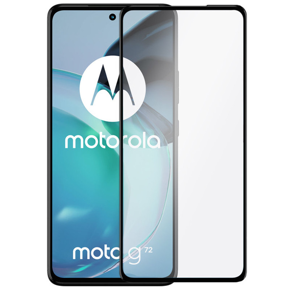 3D tvrdené sklo pre Motorola Moto G72, čierne