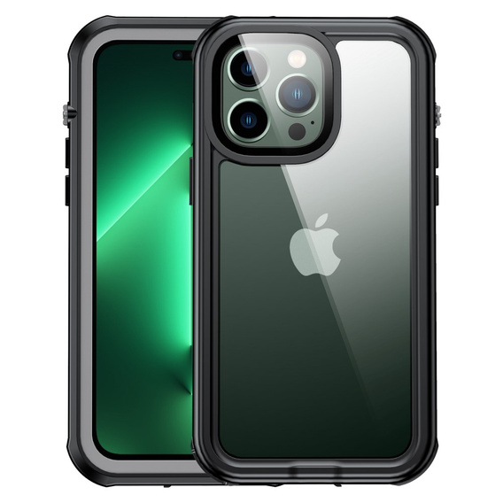 Vodotesné puzdro IP68 pre iPhone 14 Pro Max, čierne