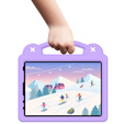 Detské puzdro pre iPad Air 10.9" 2022/2020 (5/4 gen.) / Pro 11" 2022/2021/2020 (4/3/2 gen.), Cute Patterns, so stojanom, fialové