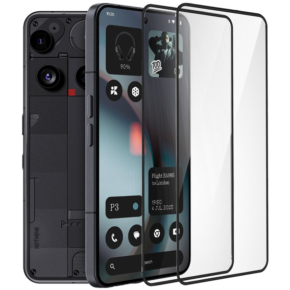 2x 3D tvrdené sklo ERBORD pre telefón Nothing Phone 3 5G