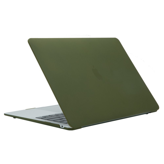 Puzdro pre MacBook Air 13 A2337 M1 A2179 A1932, HardShell, zelený