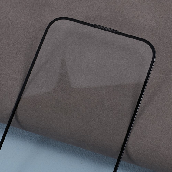 3D tvrdené sklo pre iPhone 15, s krytom reproduktora, čierne
