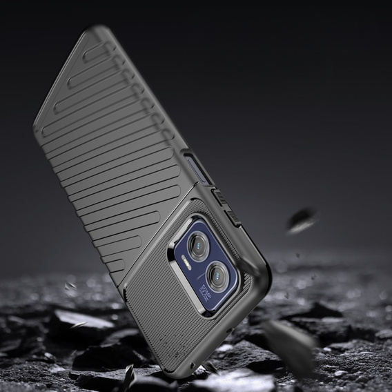 Obal na mobil pre Motorola Moto G73 5G, Thunder, čierne