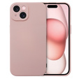 Obal na mobil pre iPhone 15 Plus, Silicone Lite, oranžové