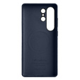 Puzdro MELKCO pre Samsung Galaxy S25 Ultra, kožené, tmavomodré