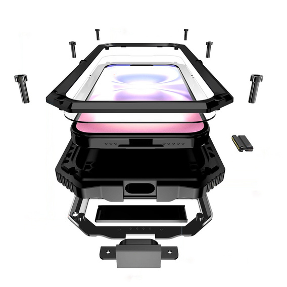 Puzdro R-JUST s podstavcom pre iPhone 17