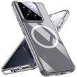 Puzdro pre Xiaomi 14T Pro, Fusion Hybrid, pre MagSafe, priehľadné
