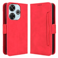 Klapkové puzdro pre Xiaomi Redmi 13, Card Slot, červené