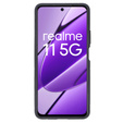 Obal na mobil pre Realme 11 5G, Kickstand Ring, čierne