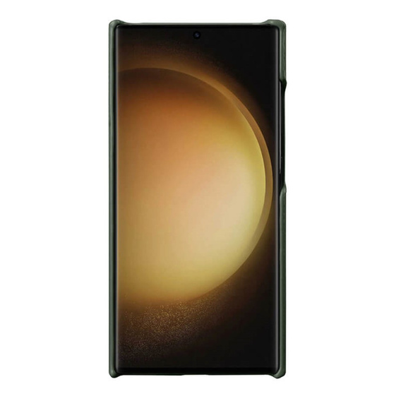 Puzdro MELKCO pre Samsung Galaxy S24 Ultra, kožené, zelený
