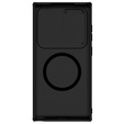 Puzdro NILLKIN pre Samsung Galaxy S24 Ultra, silikónové puzdro CamShield pre MagSafe, čierne