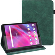 Puzdro s chlopňou pre Lenovo Tab M8 Gen 4 TB-300FU, flower, zelený