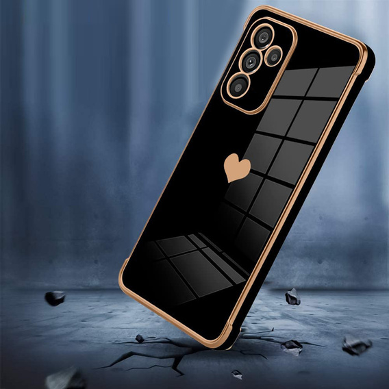 Obal na mobil pre Samsung Galaxy A34 5G, Electro heart, čierne