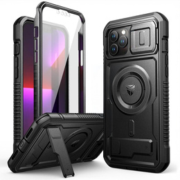 Pancierované puzdro pre iPhone 13 Pro Max, Dexnor CamProtect MagSafe, čierne