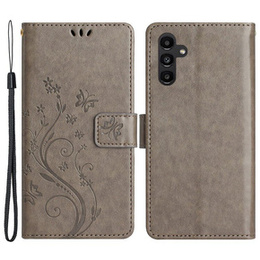 Klapkové puzdro pre Samsung Galaxy A55 5G, Wallet, Butterfly, fialové