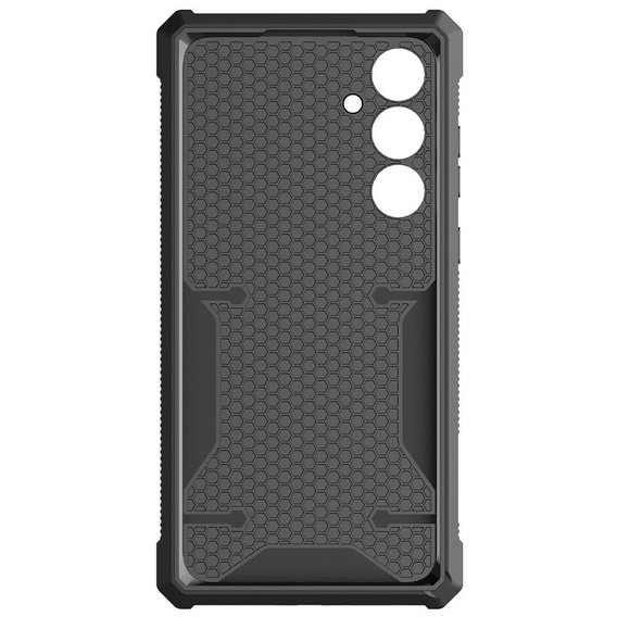 Puzdro pre Samsung Galaxy A55, ERBORD Rugged Case, čierne (dva rámčeky)