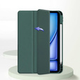 Puzdro pre iPad Air 13" 2025/2024 (7/6 gen.), Smartcase Hybrid, so slotom na stylus, zelený