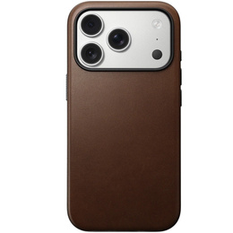 Puzdro Nomad pre iPhone 17 Pro Max, moderné kožené puzdro, hnedé