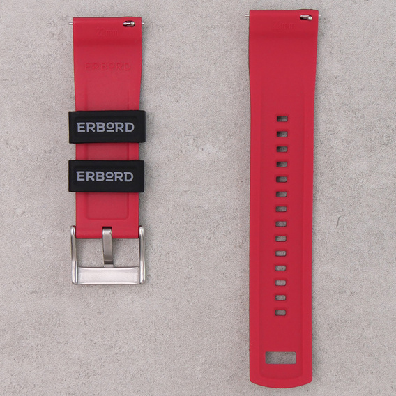 ERBORD Univerzálny 22 mm silikónový remienok