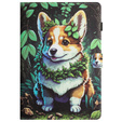 Puzdro pre Lenovo Tab M11, s chlopňou, corgi dog