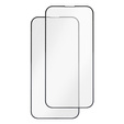 2x tvrdené sklo pre iPhone 16e / 14 / 13 / 13 Pro, ERBORD Easy App Full Screen Protector