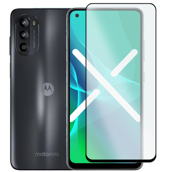 3D tvrdené sklo pre Motorola Moto G52 4G, modré