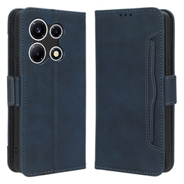 Klapkové puzdro pre Infinix Note 30 VIP, Card Slot, tmavomodré