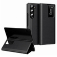 Flipové puzdro pre Samsung Z Fold5 5G, Smart View Wallet, čierne