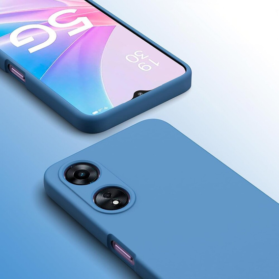 Obal na mobil pre Oppo A38 4G / Oppo A18 4G, Silicone Lite, modré
