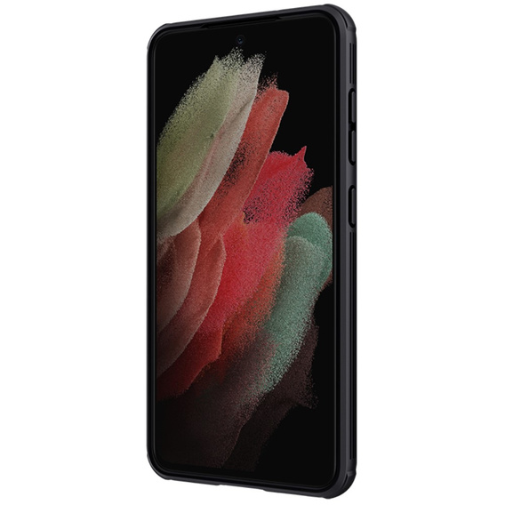Puzdro pre Samsung Galaxy S21 FE, pancierované Nillkin, CamShield Pro, čierne