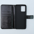 Klapkové puzdro pre Motorola Moto G54 5G, Crazy Horse Wallet, čierne