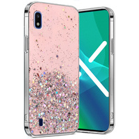 Obal na mobil pre Samsung Galaxy A10, Glittery, ružové