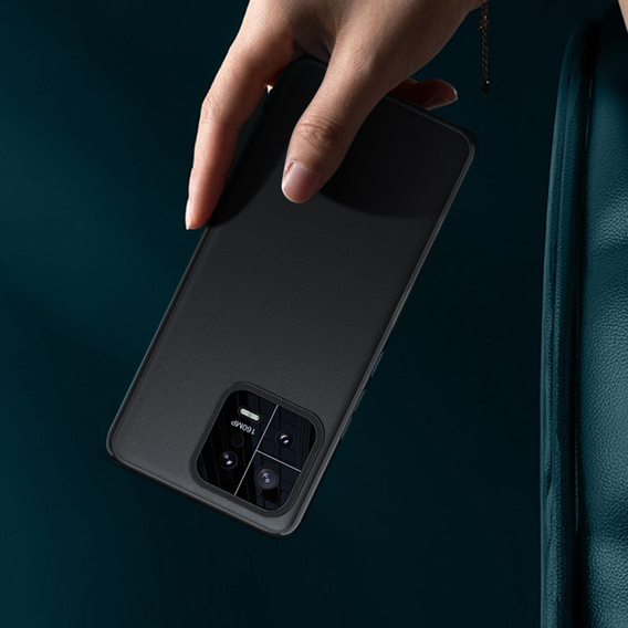 Kožené puzdro pre Xiaomi 13, leather hybrid, čierne