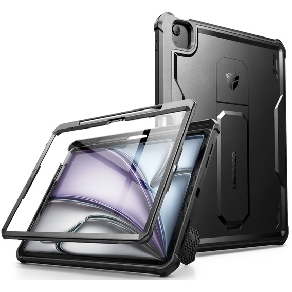 Obrnené puzdro pre iPad Air 13" 2025/2024 (7/6 gen.), Dexnor Full Body, čierne