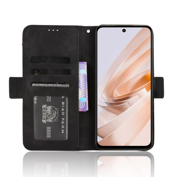 Klapkové puzdro pre Xiaomi Redmi 13, Card Slot, čierne