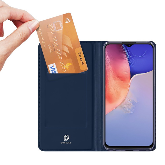 Dux Ducis Obal na mobil pre Vivo Y01, Skinpro, tmavomodré