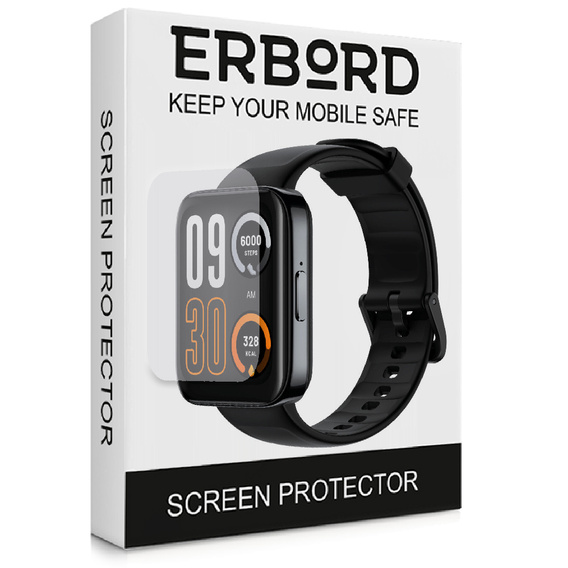 3x ERBORD Hydrogélová fólia pre Realme Watch 3 Pro