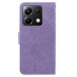 Klapkové puzdro pre Xiaomi Poco X6 5G, Butterfly, fialové