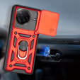 Obal na mobil pre Xiaomi Poco F7 Ultra, CamShield Slide, červené