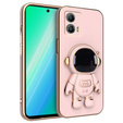 Obal na mobil pre Motorola Moto G53 5G, Astronaut, ružové rose gold