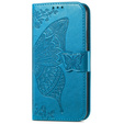 Klapkové puzdro pre Samsung Galaxy S25 FE, Butterfly, modré