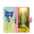Klapkové puzdro pre Samsung Galaxy S23 FE, Wallet, feather, modré