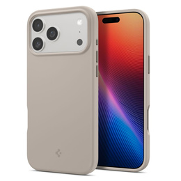 Spigen puzdro pre iPhone 17 Pro Max, Silicone Fit MagSafe, Stone