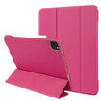 Puzdro pre iPad Pro 11 2021/2022, Smartcase s priestorom pre stylus, ružové