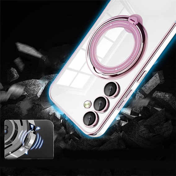 Magnetické puzdro pre Samsung Galaxy A54 5G, pre MagSafe, ružové