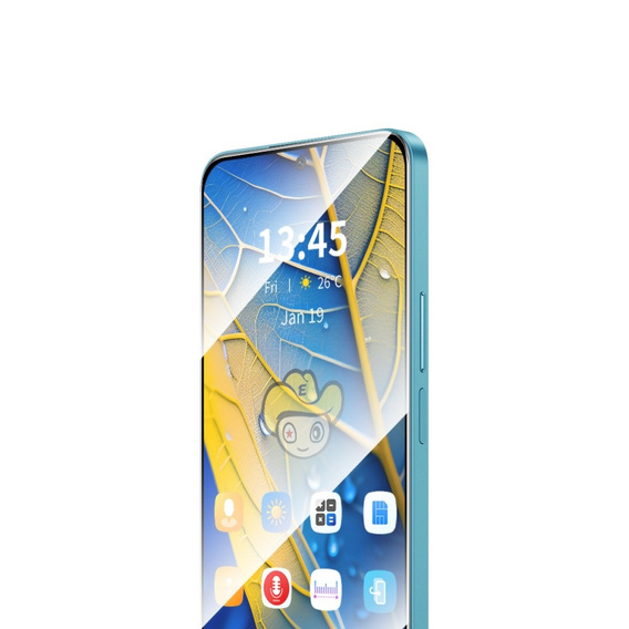 ENKAY Tvrdené sklo pre Samsung Galaxy S22 / S23, čierne