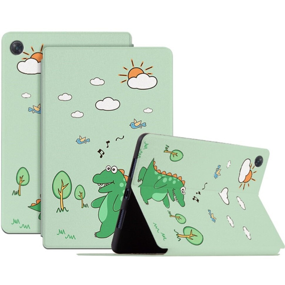 Obal na mobil pre Lenovo Tab M10 Plus Gen 3, walking dinosaur