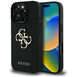 Puzdro GUESS Grained Big 4G a Classic Logo pre iPhone 16 Pro