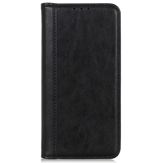 Obal na mobil pre Sony Xperia 5 V, Wallet Litchi Leather, čierne